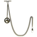 Bronze Albert Chain with Horse Design Fob