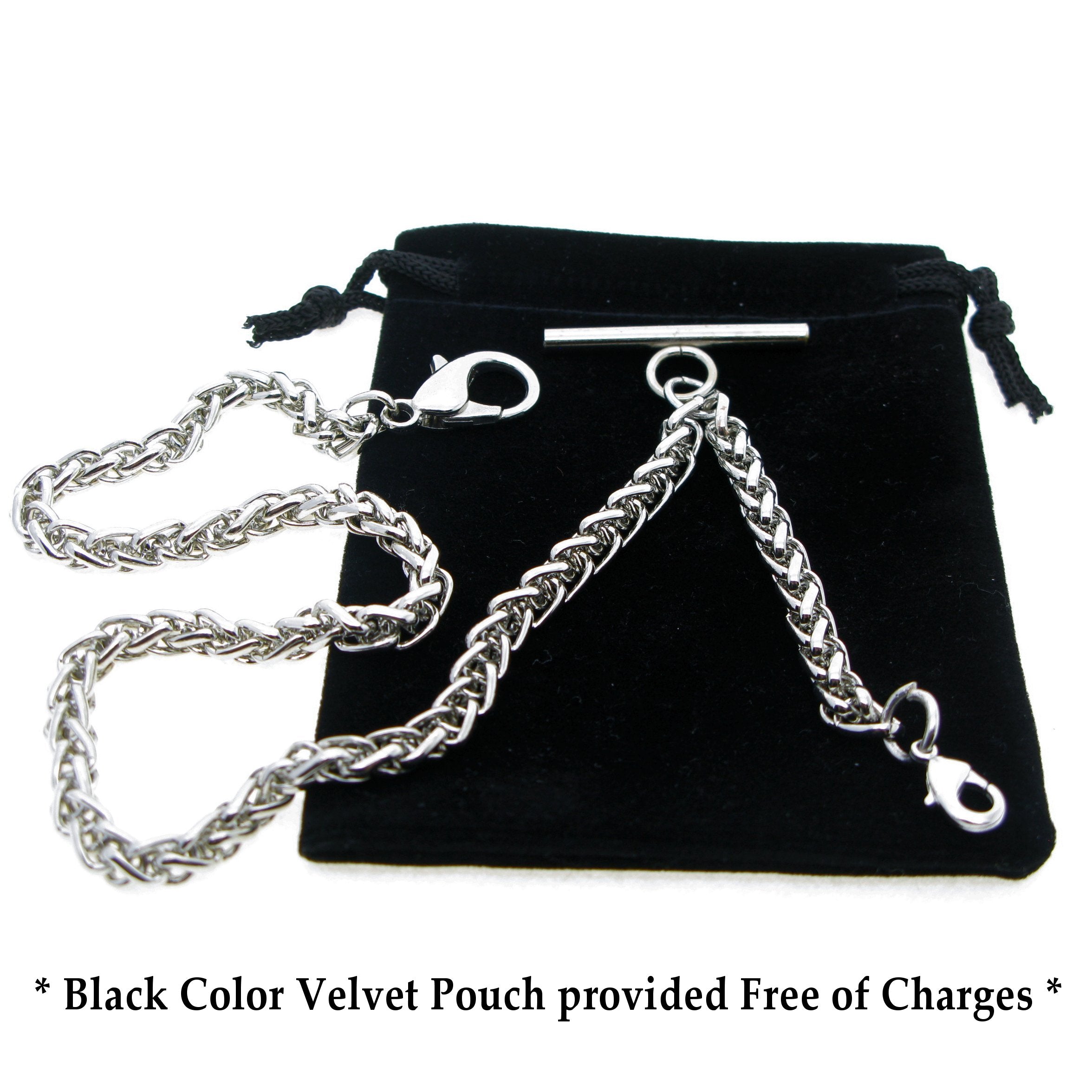Bronze Color Albert Chain with Wheat Spiga Rope Chain AC108