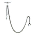 Bronze Color Albert Chain with Wheat Spiga Rope Chain AC108