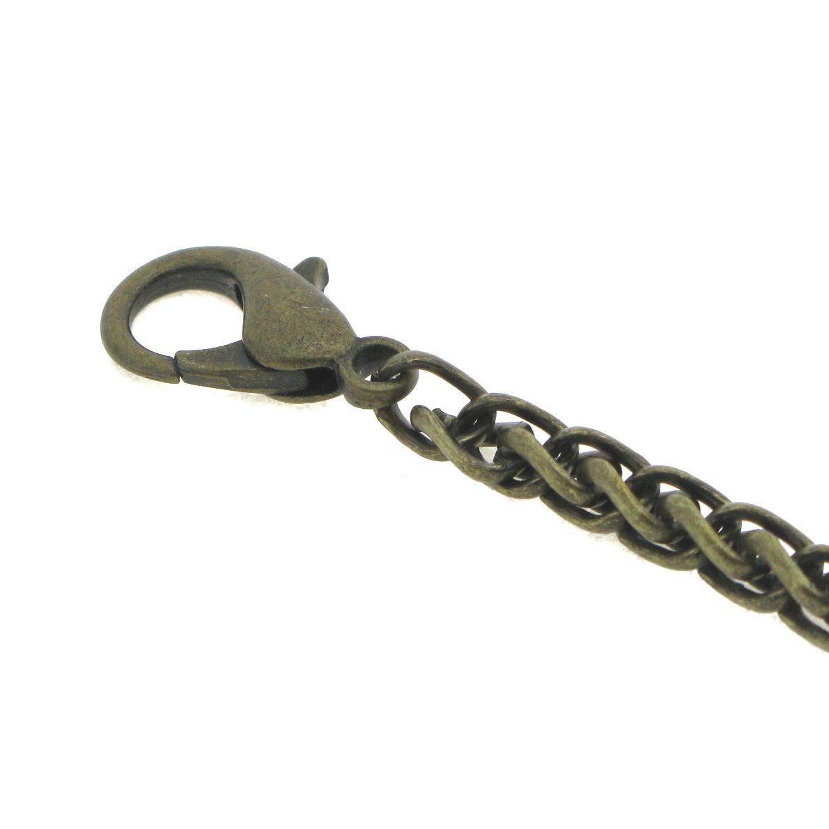 Bronze Color Albert Chain with Wheat Spiga Rope Chain AC109