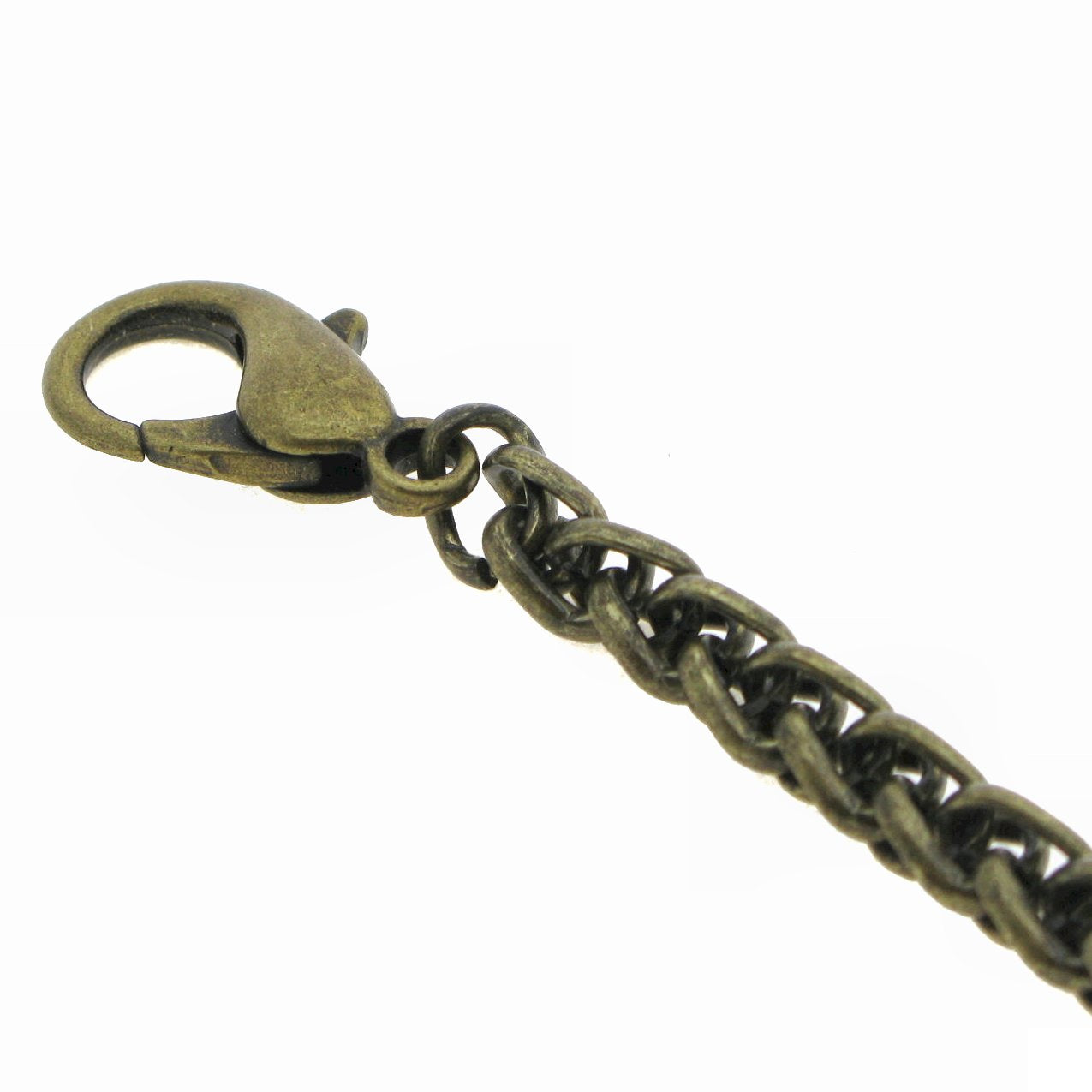 Bronze Color Albert Chain with Wheat Spiga Rope Chain AC110