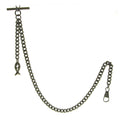 Bronze Albert Chain with Christian Fish Fob