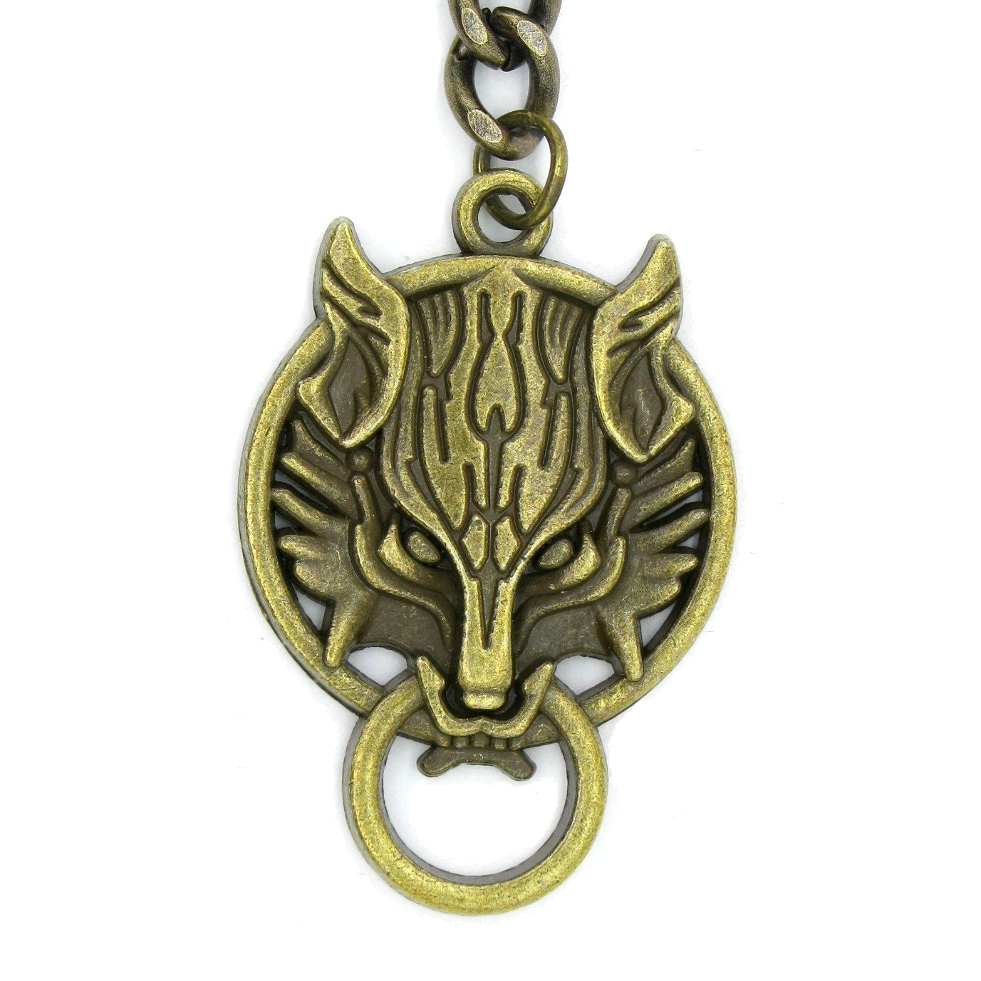 Albert Chain Pocket Watch Chains for Men Antique Brass Color with Ancient Animal Fob T Bar AC44