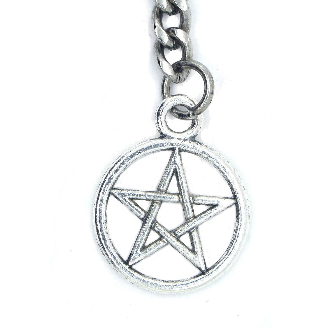 Albert Chain Silver Color Pocket Watch Chains Vest Chain for Men with Star Design Fob T Bar AC52