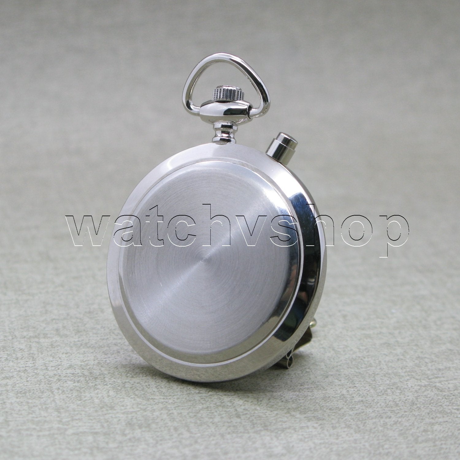 Antique Mickey Mouse Pocket Watch with Luminous Dial and Pouch C59