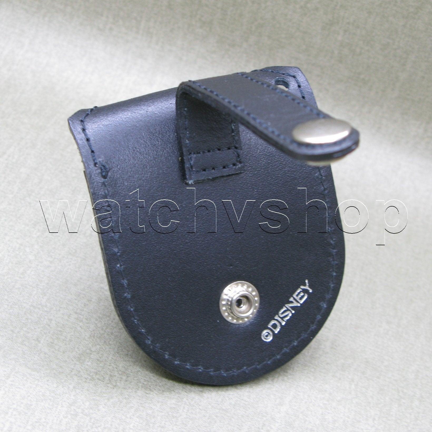 Antique Mickey Mouse Pocket Watch with Luminous Dial and Pouch C59