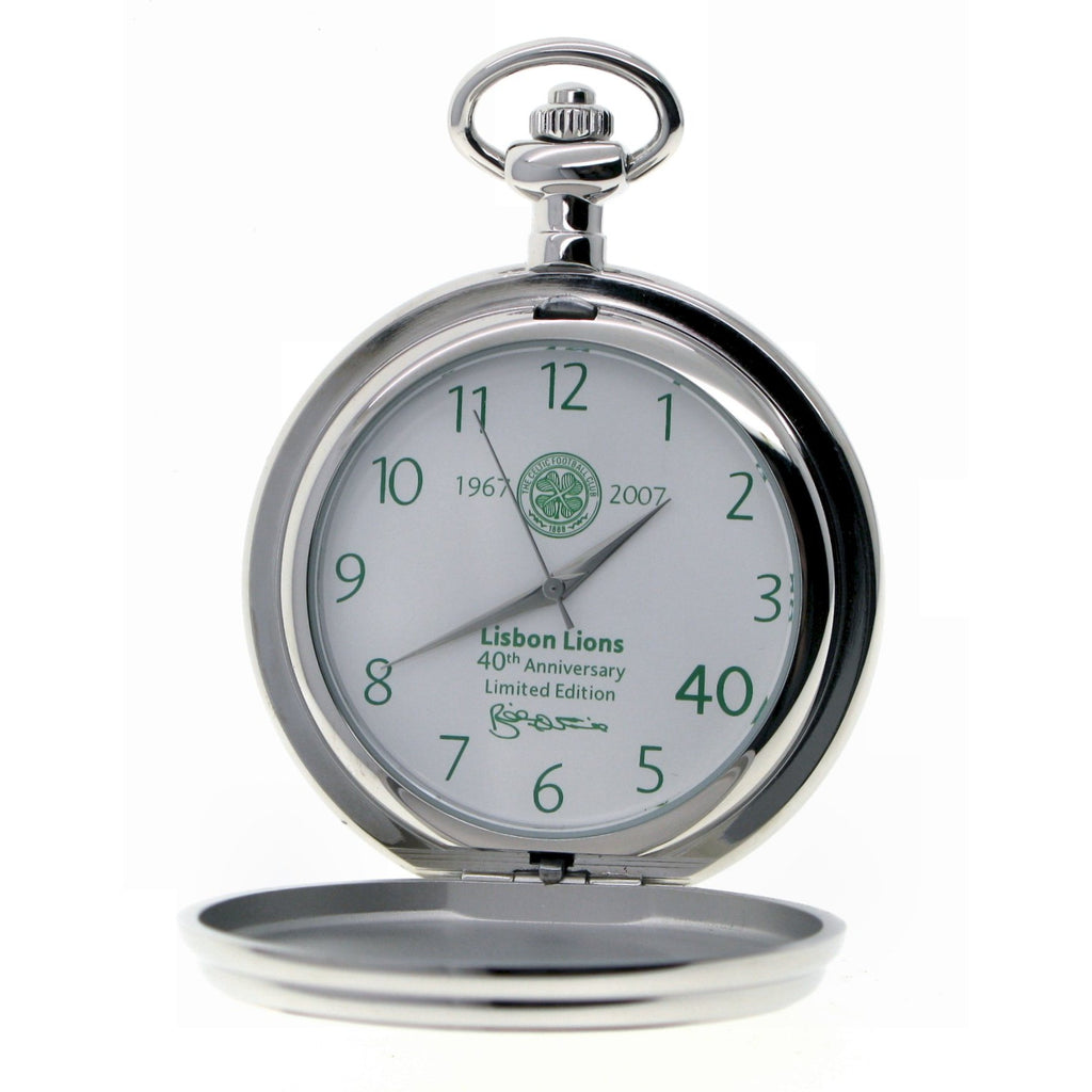 Celtic FC Pocket Watch with Arabic Numbers Dial
