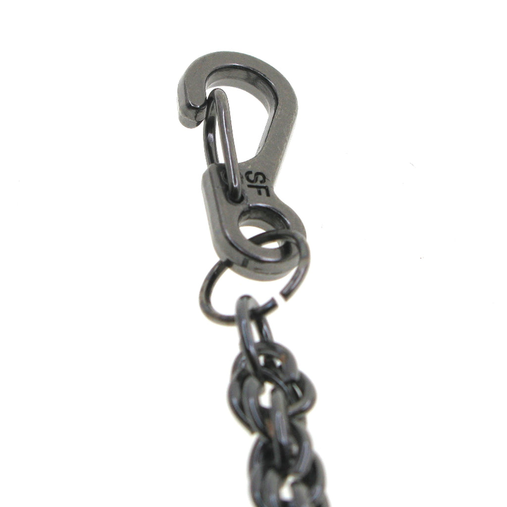 Black Color Pocket Watch Chains with Heavy Rope Chain& Swivel Lobster Clasp FC75