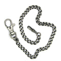 Antique Silver Pocket Watch Chain with Lobster Swivel Clasp
