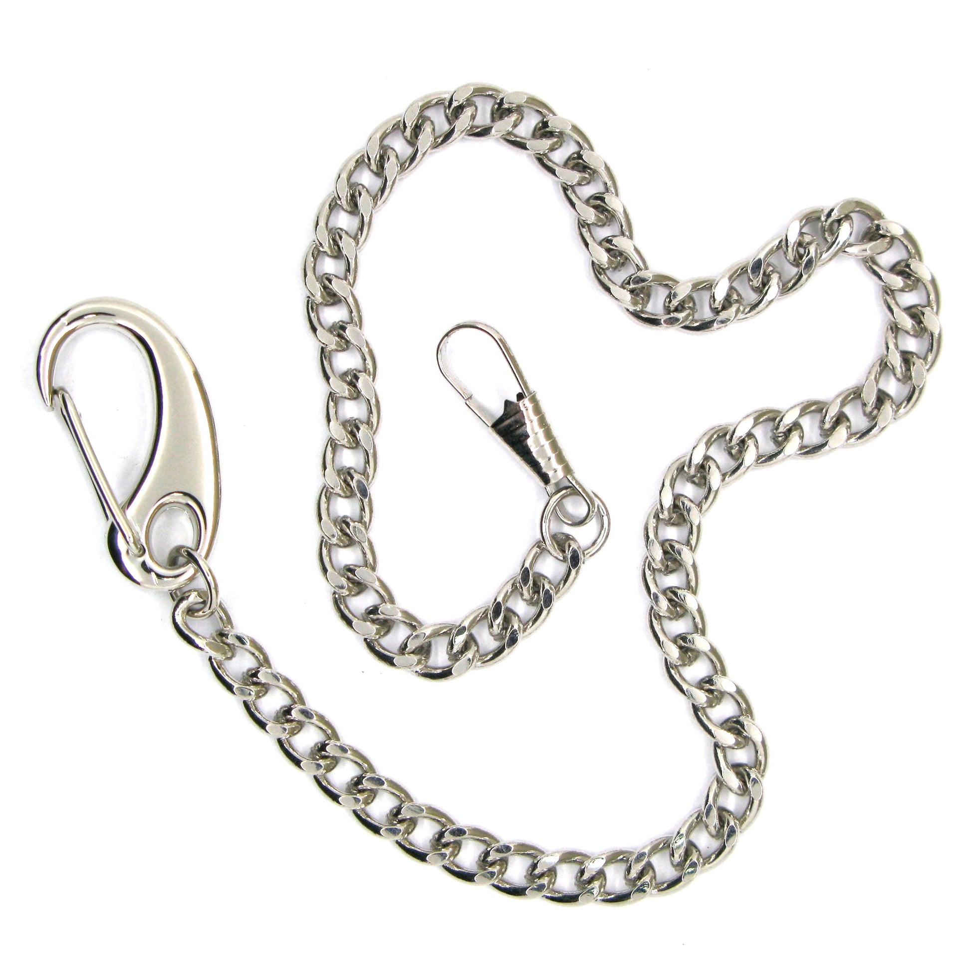 Pocket Watch Chain Albert Chain Curb Link Chain with Large Lobster Clasp FC13