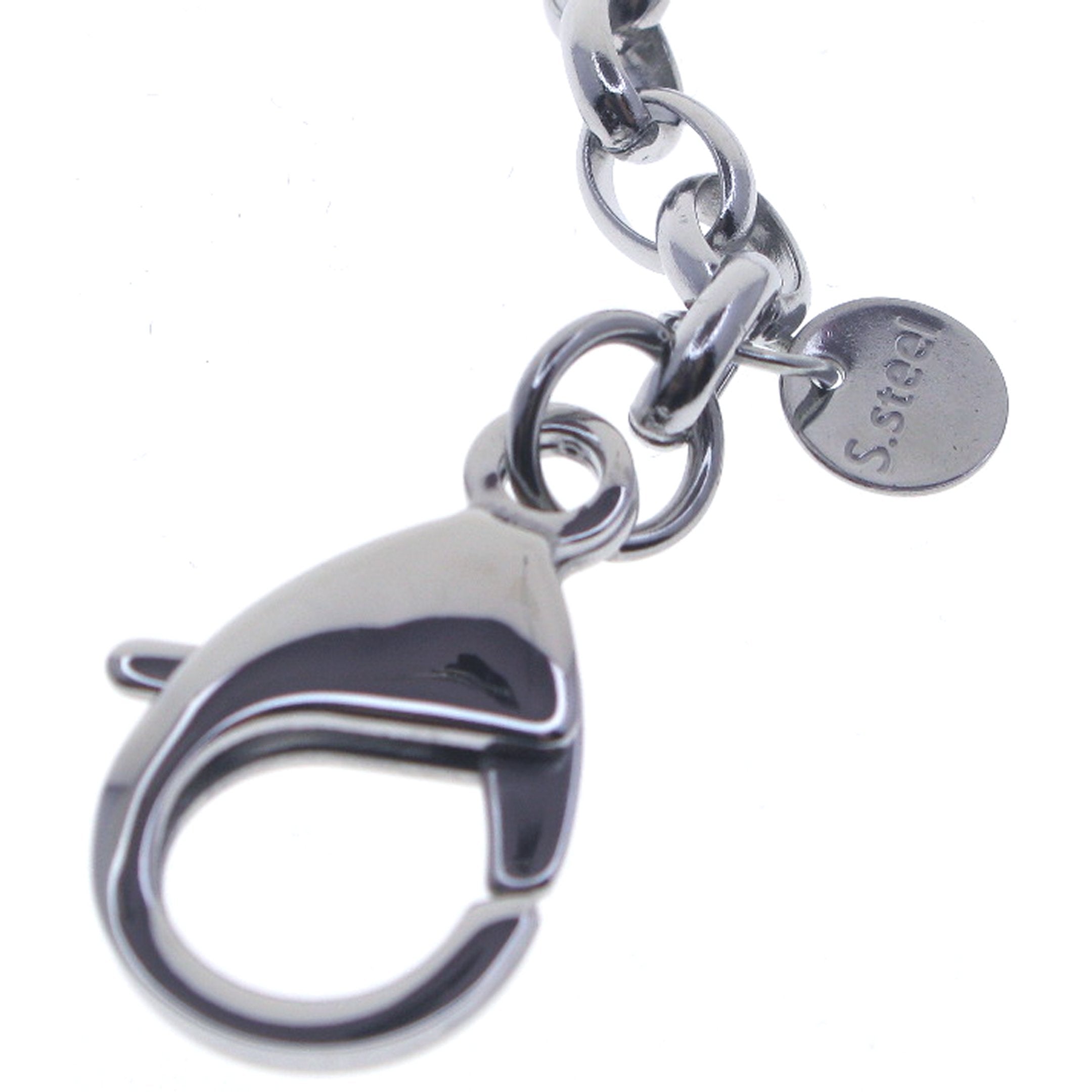 Stainless Steel Pocket Watch Chain with Cable Belcher Chain & Lobster Clasp FCS75