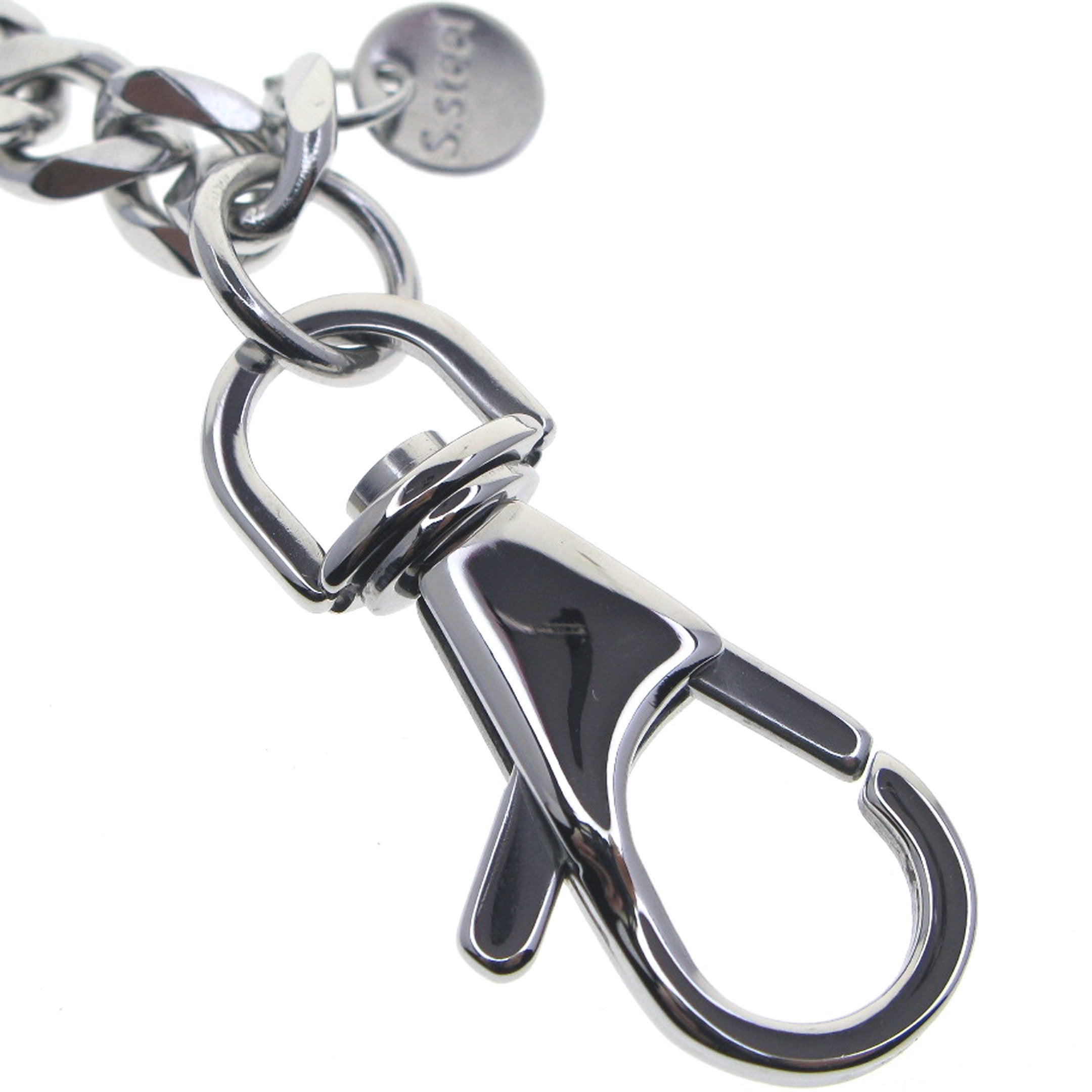 Stainless Steel Pocket Watch Chain with Steel Swivel Lobster Clasp FCS84