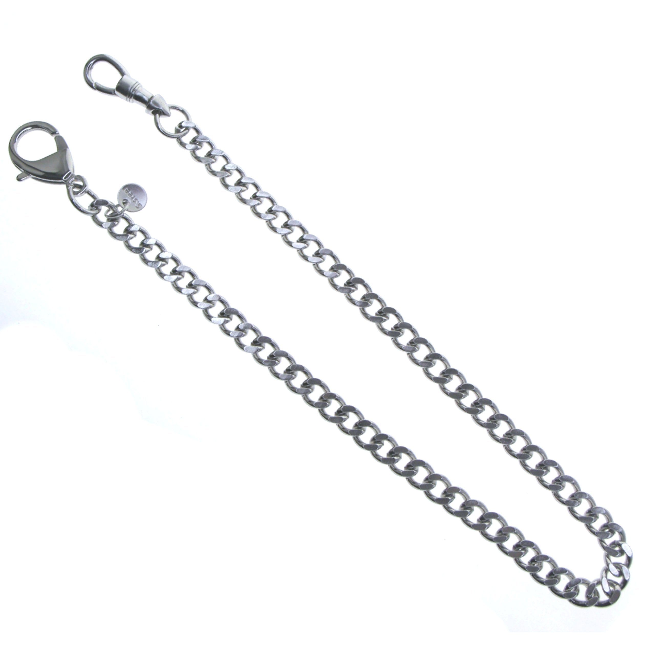 Stainless Steel Pocket Watch Chains with Lobster Claw Clasp FCS87