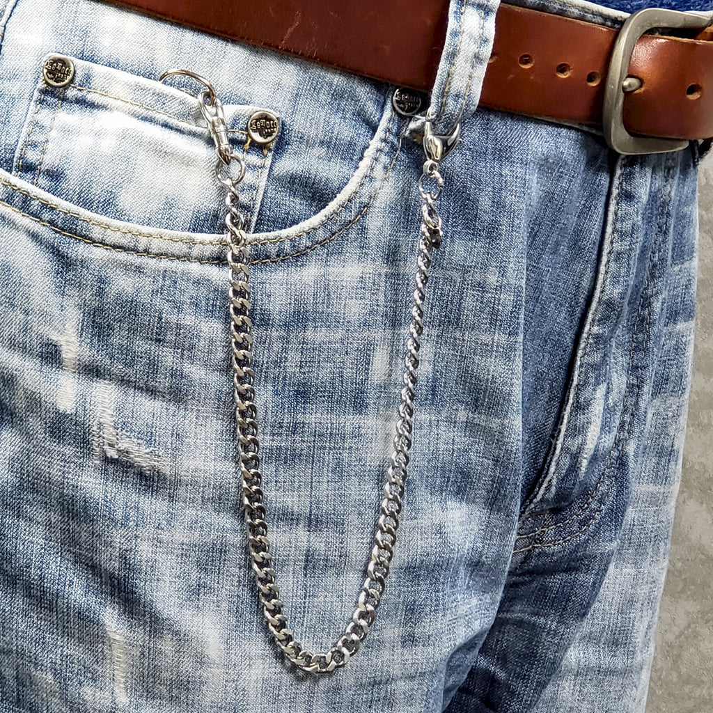 Stainless Steel Pocket Watch Chains with Lobster Claw Clasp FCS87