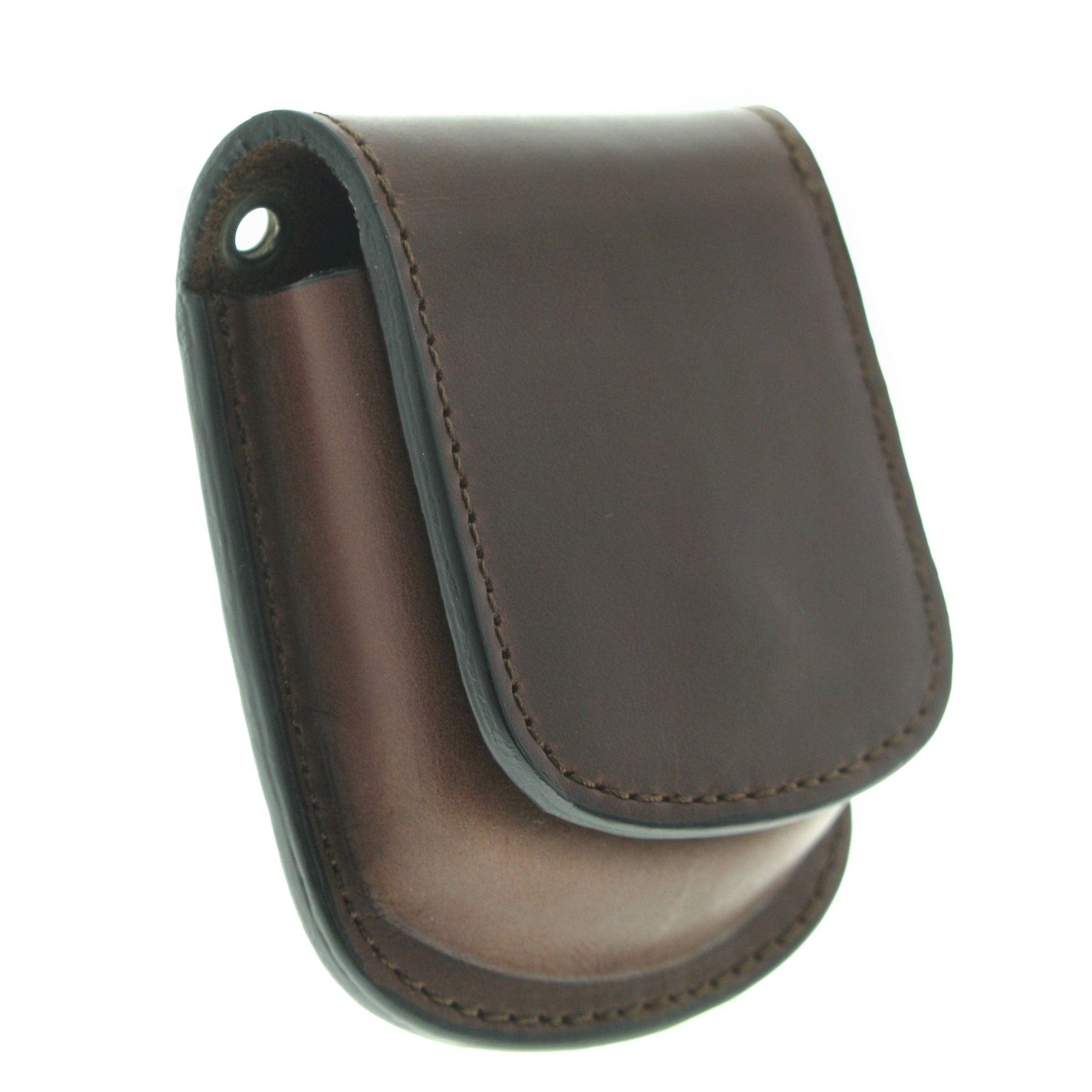 Genuine Leather Pouch for Pocket Watch front view