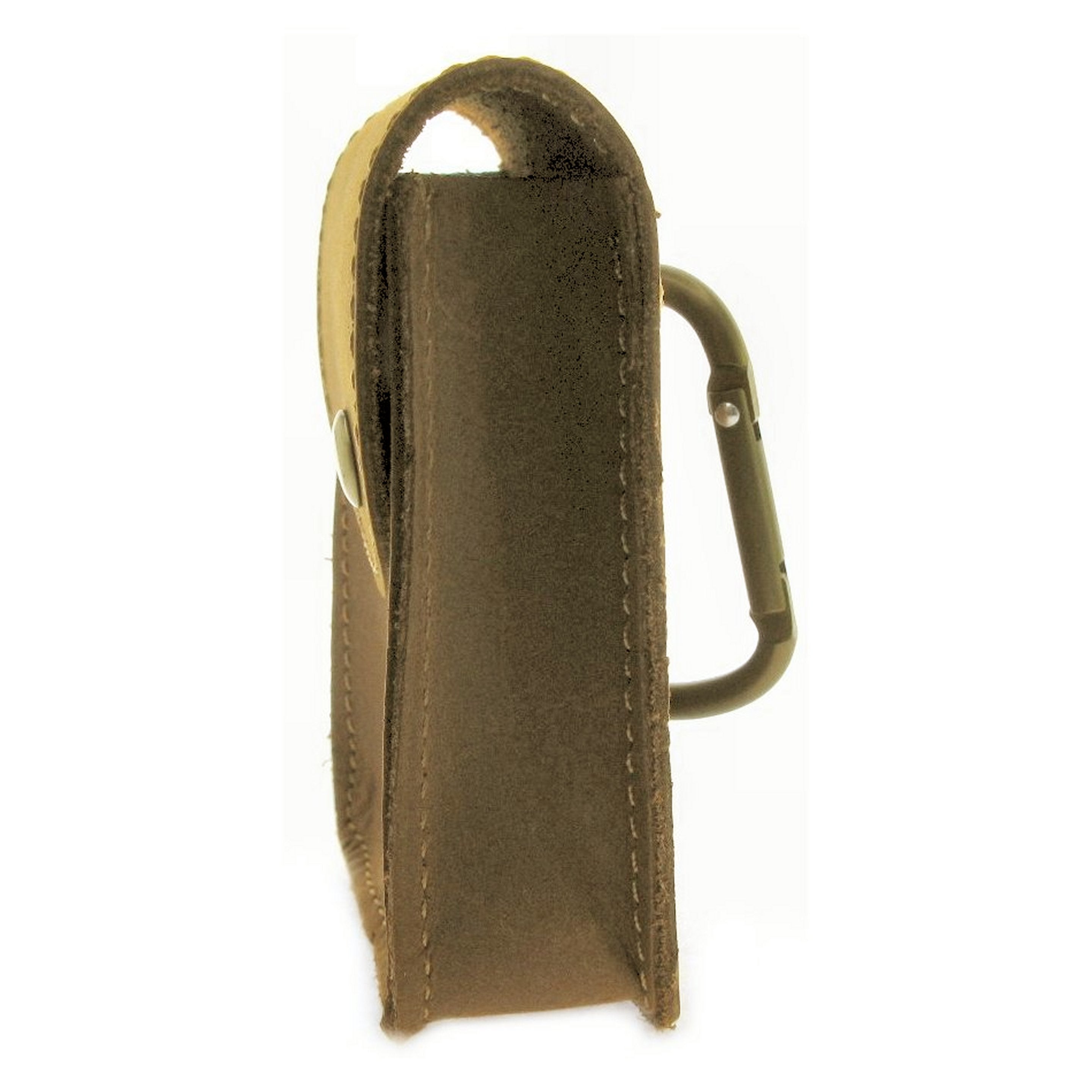 Pocket Watch Holder Genuine Leather Case XL Size Light Brown Color LP04