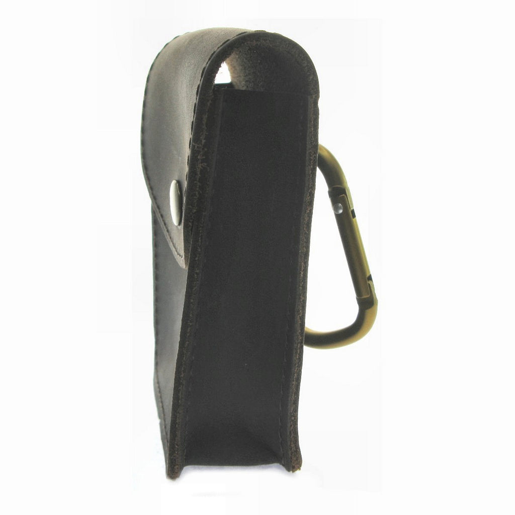 Genuine Leather Pouch Extra Large Size Pocket Watch Holder Dark Brown Color LP05