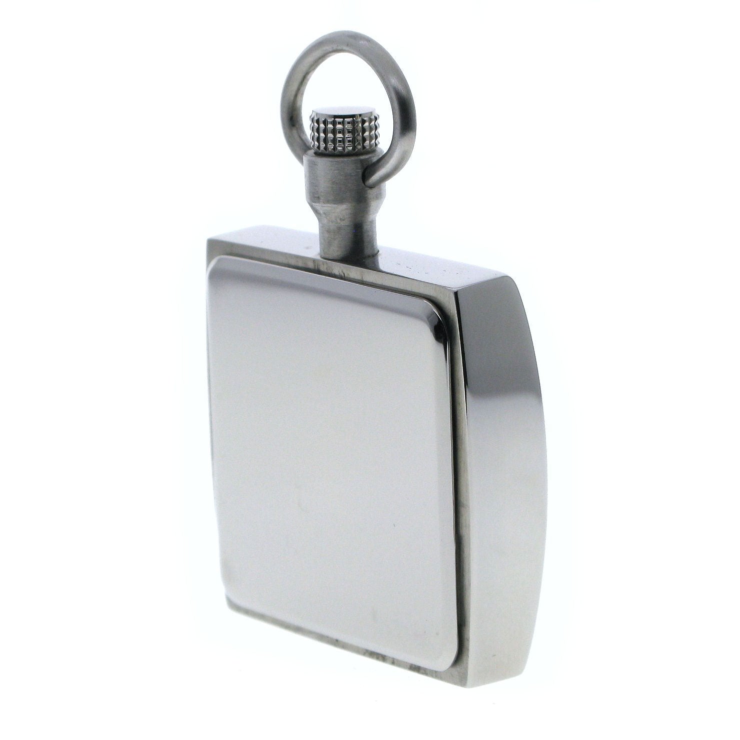 STEEL Square Pocket Watch Blue Dial P254