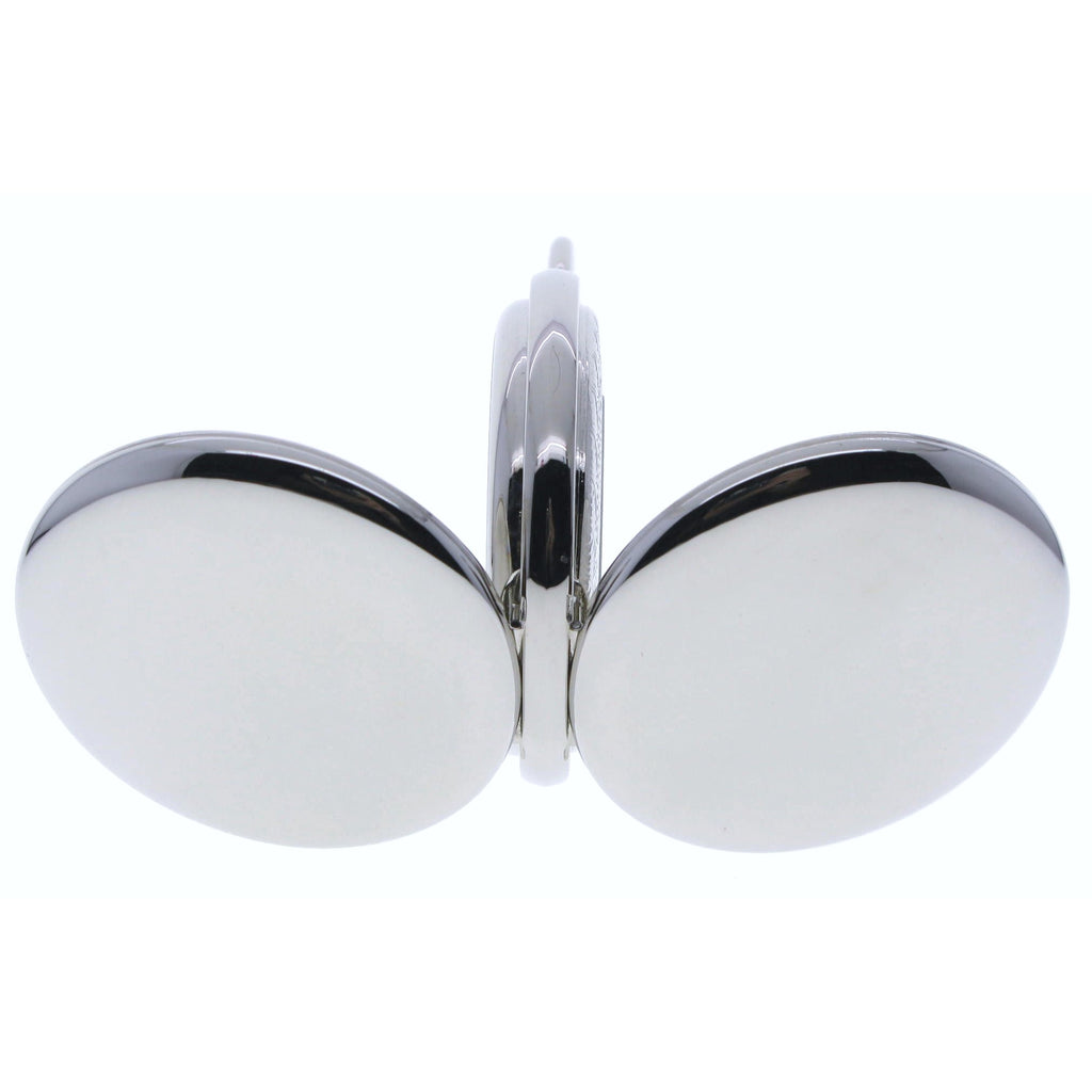 Double Full Hunter Mechanical Silver Pocket Watch with Arabic Numbers Dial P36