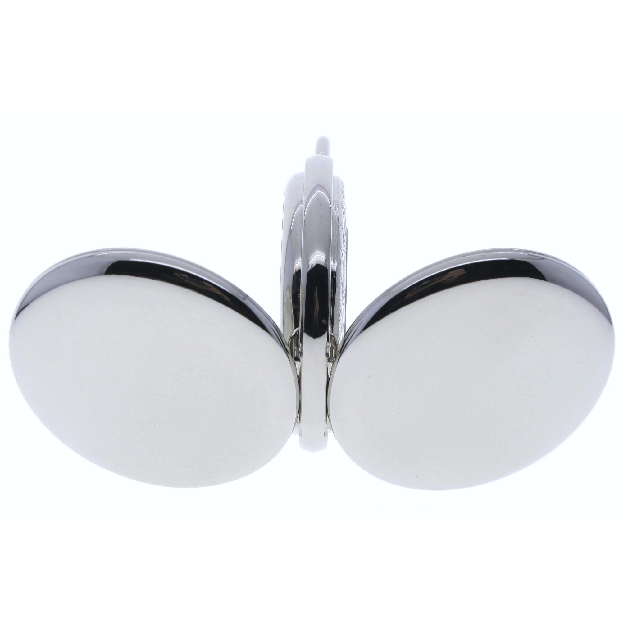 Double Full Hunter Mechanical Silver Pocket Watch with Arabic Numbers Dial P36