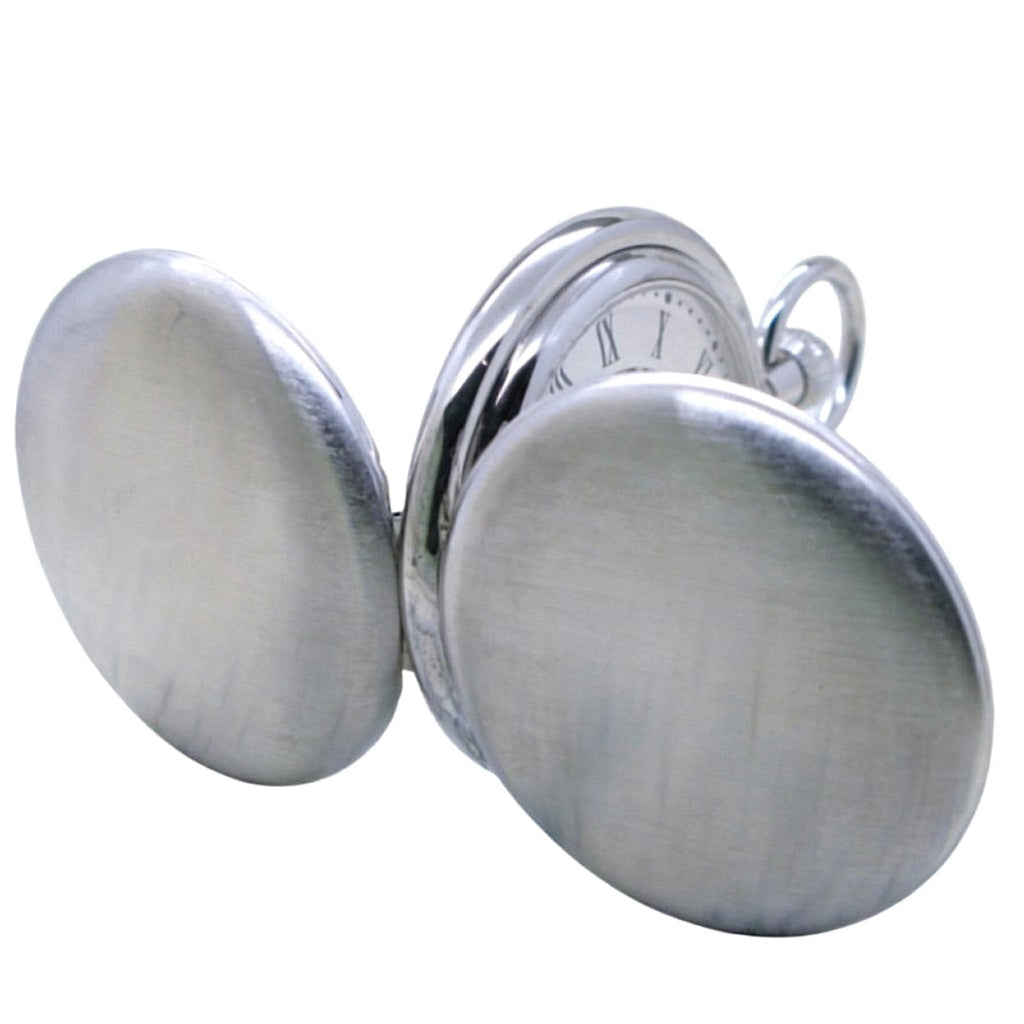 Mechanical Pocket Watch Double Full Hunter side view