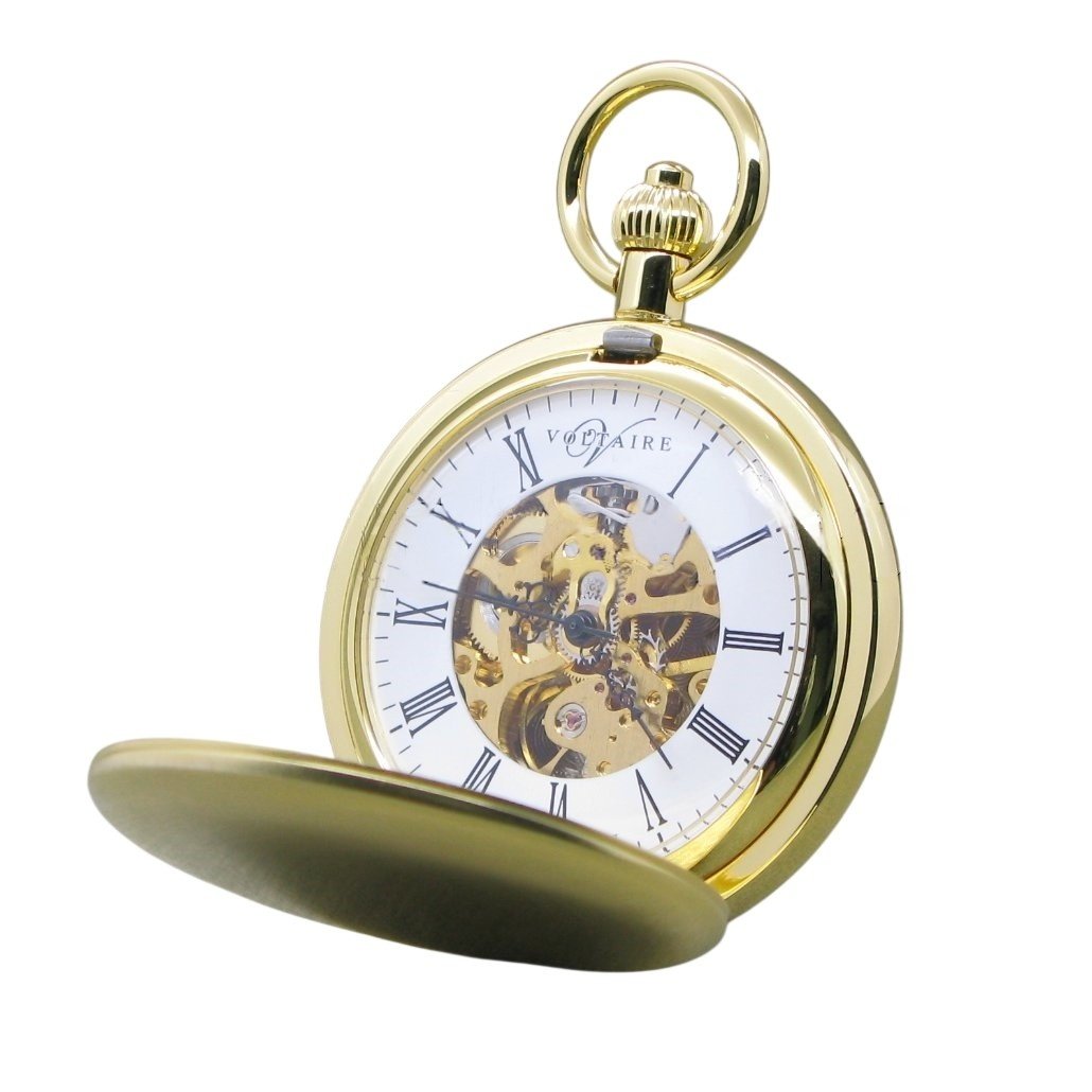 Mechanical Pocket Watch with Skeleton Movement