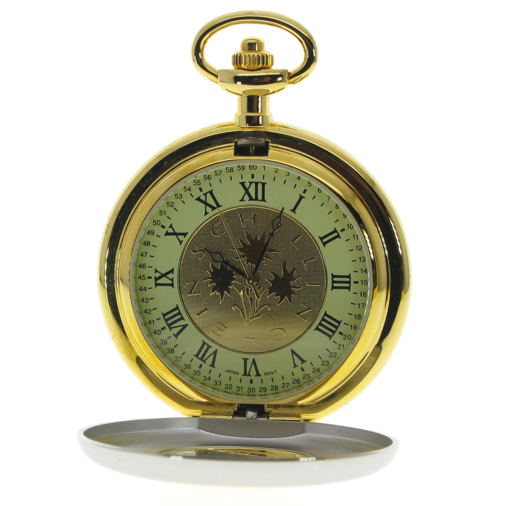 Austrian Shilling Coin Pocket Watch with Coin Design Dial