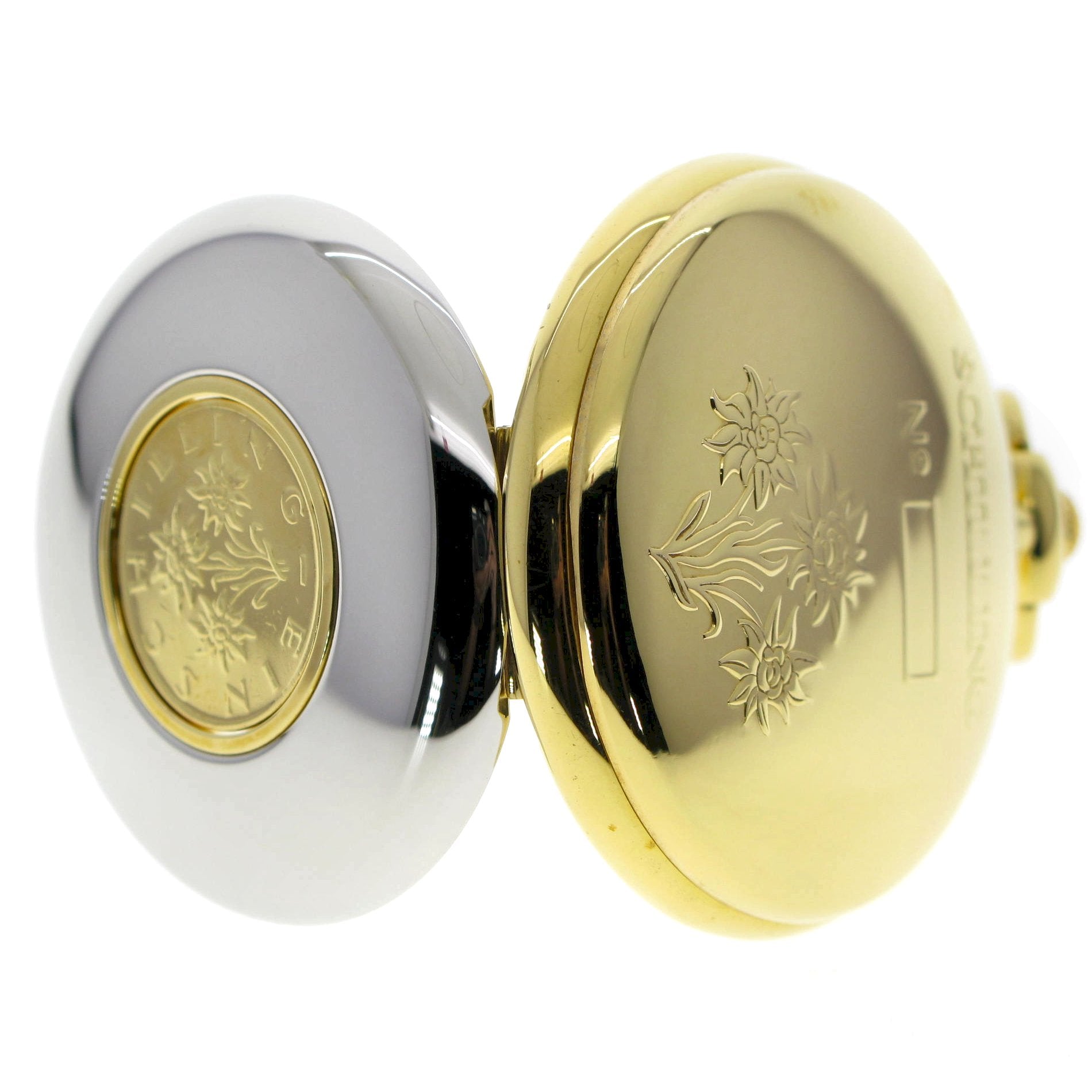 Austrian Shilling Pocket Watch side view