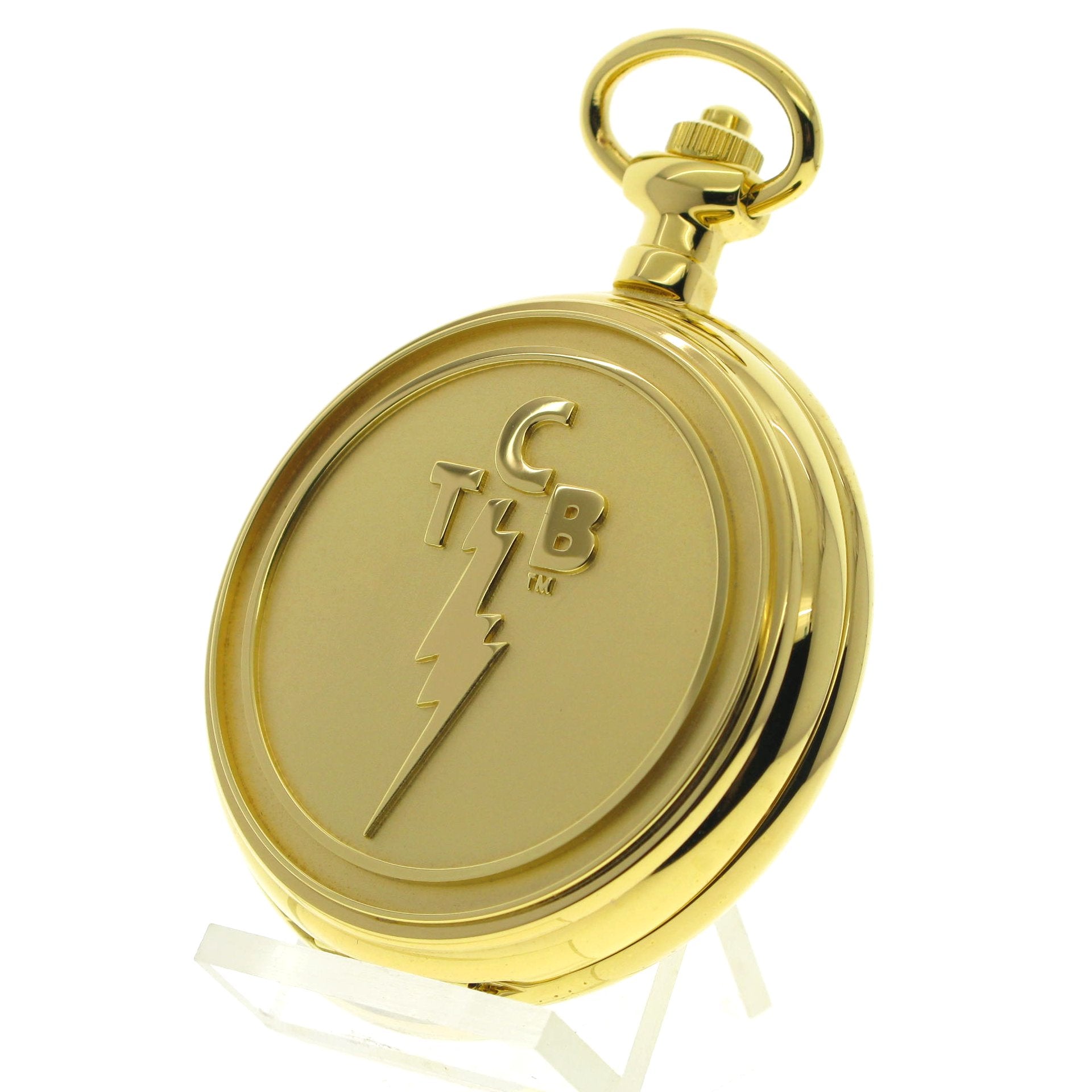 Elvis Presley TCB Memorial Gold Pocket Watch