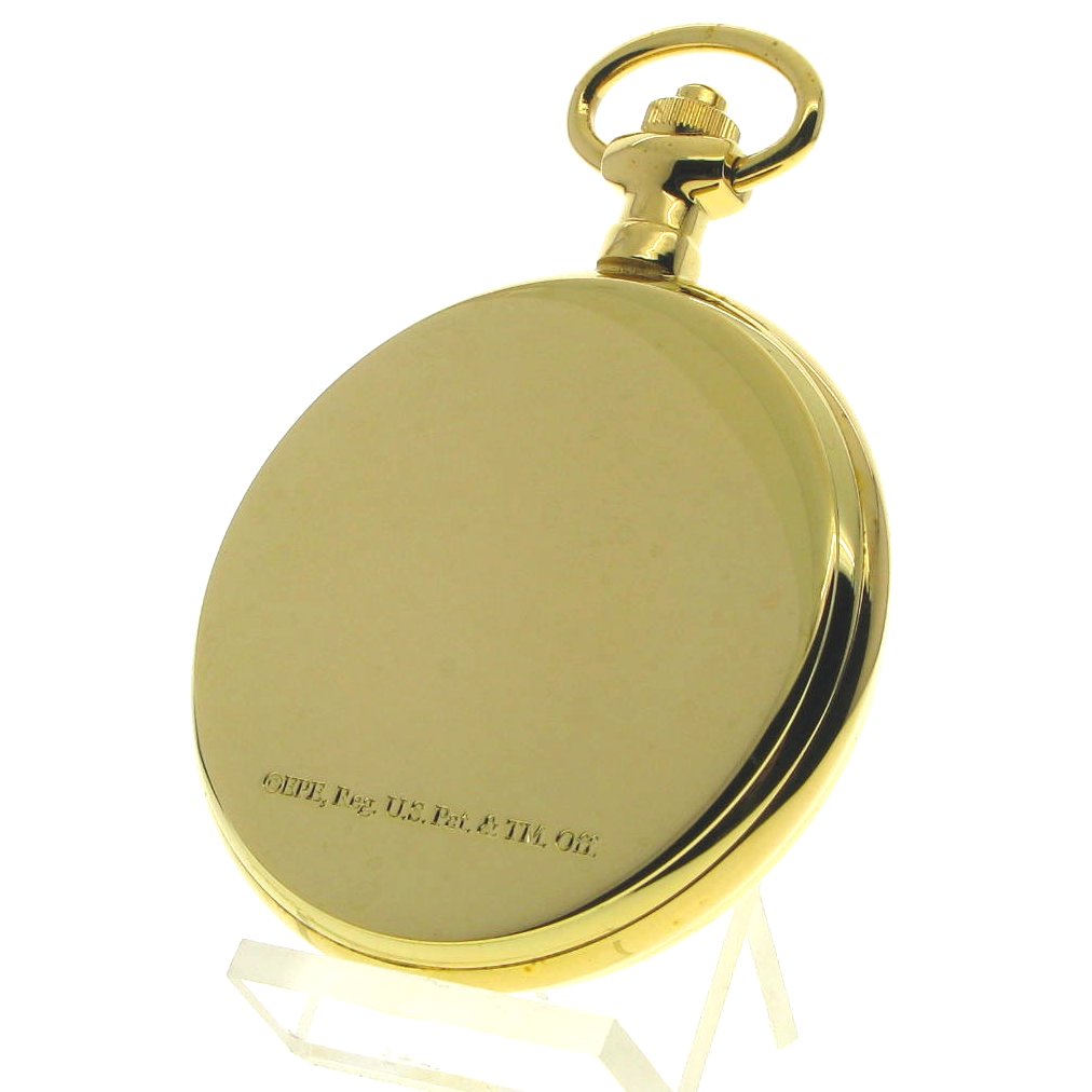 TCB Elvis Presley Gold Pocket Watch case back