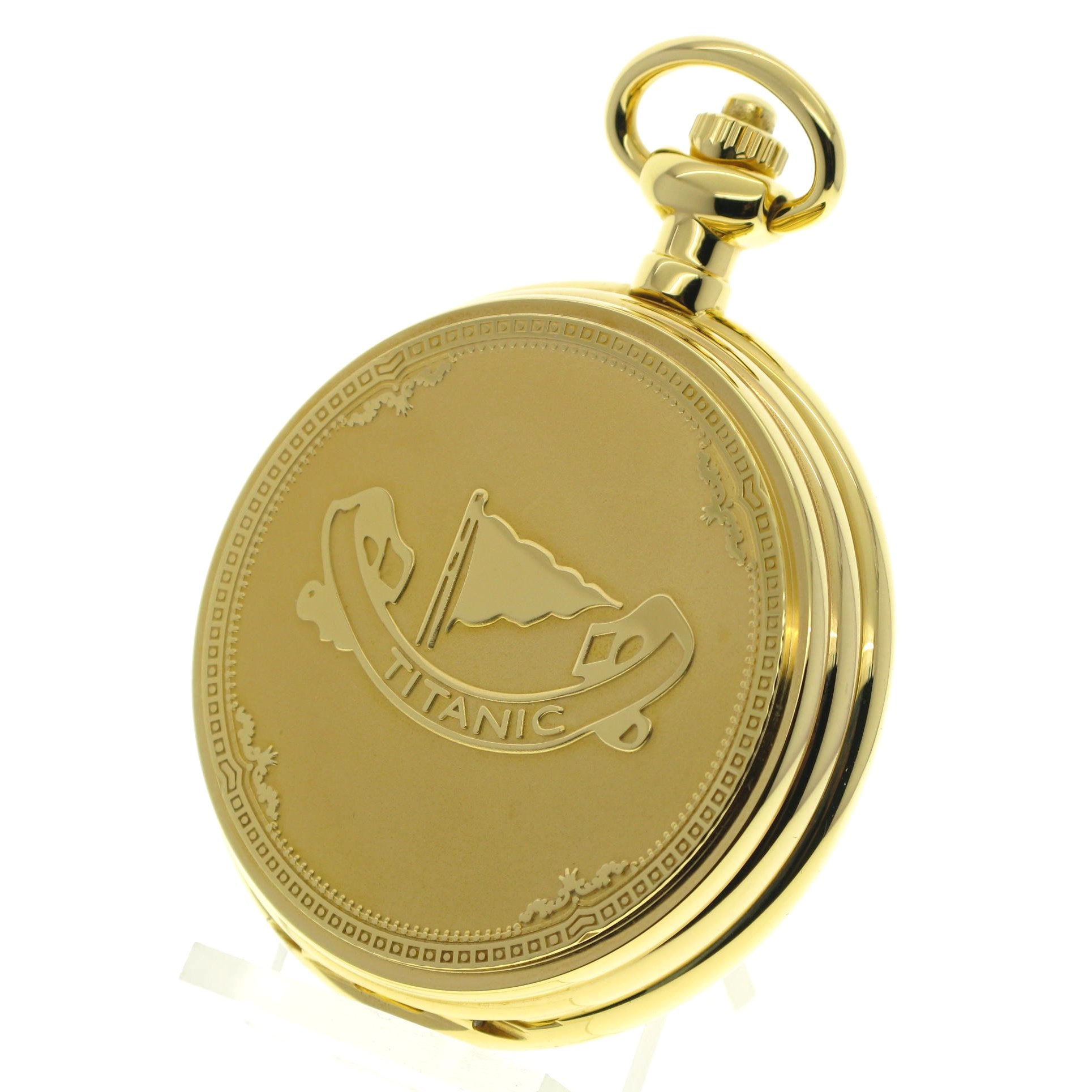 Titanic Gold Pocket Watch case cover