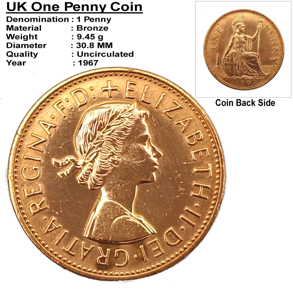 UK 1 Penny Coin