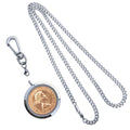 UK Penny Coin with Neck Chain and Keychain